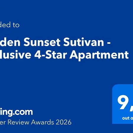 Lejlighed Golden Sunset - Exclusive 4-star Sutivan